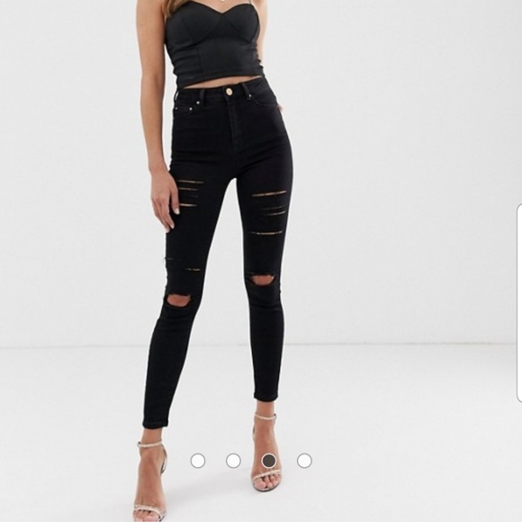 ASOS Denim - ASOS Ridley high waisted skinny jeans